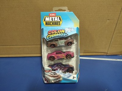 ZURU Metal Machines Color Change Cars Rev Rod White Fang Dragsta 3+   New  