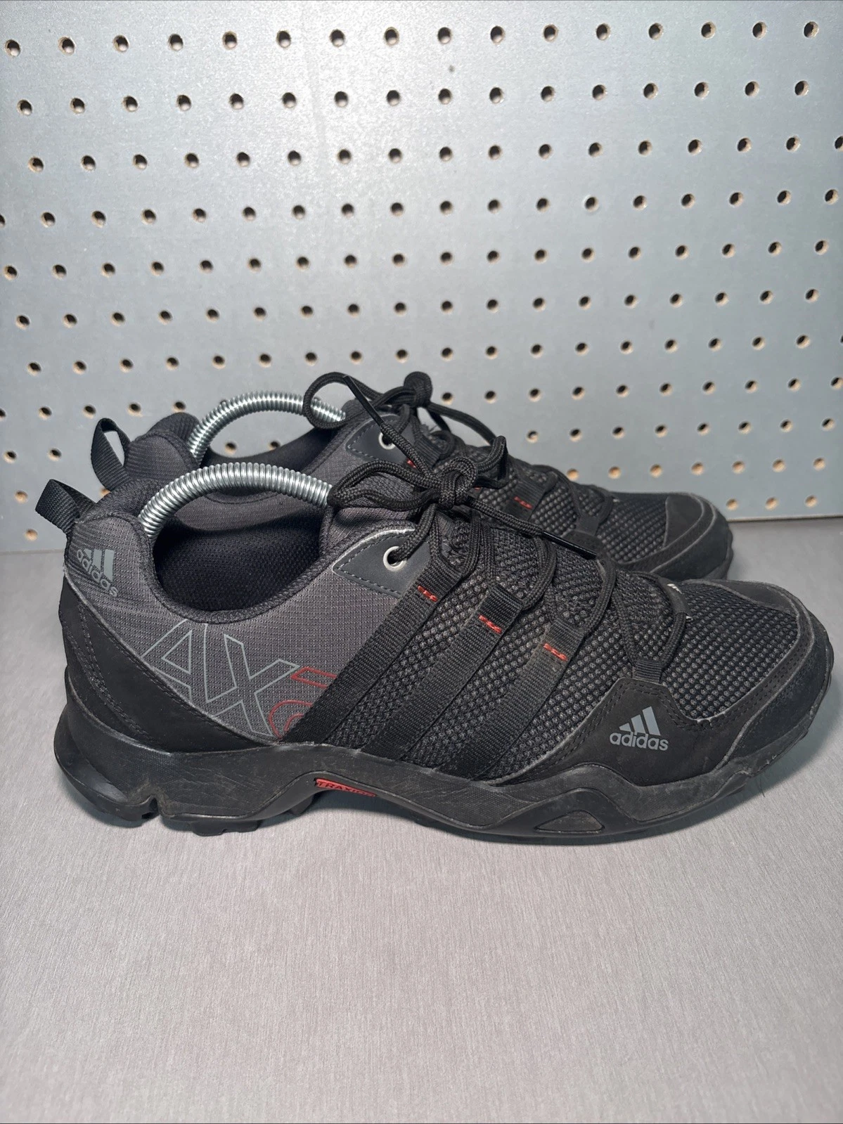 Adidas AX2 Traxion Black Trail Running Shoes Mens Sz 10 Hiking Outdoors Gorpcore