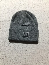 NEW Love Your Melon Knit Beanie Womens One Size Black Speckled Acrylic Cuffed