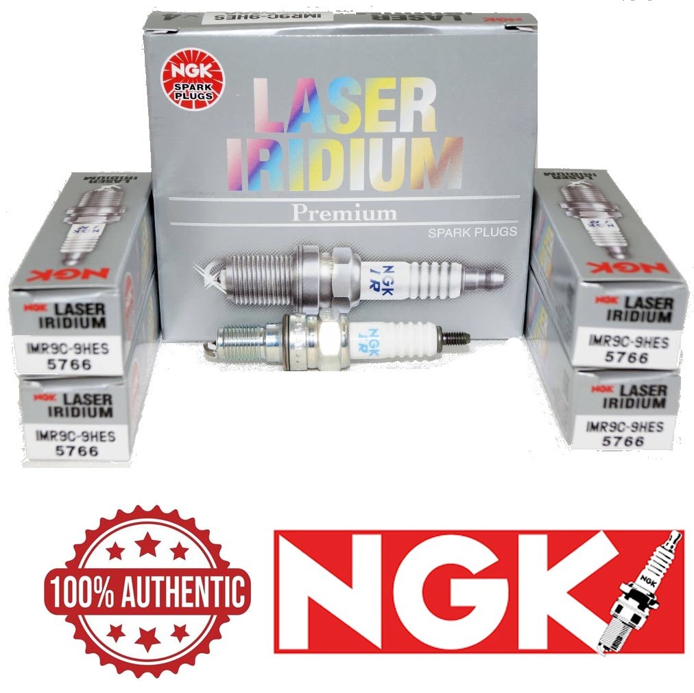 4 pc Spark Plugs NGK Laser Iridium 5766 IMR9C-9HES 5766 IMR9C9HES pe
