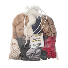 Scunci Satin Scrunchies 20 Pack Holiday Colors Hair Accessories