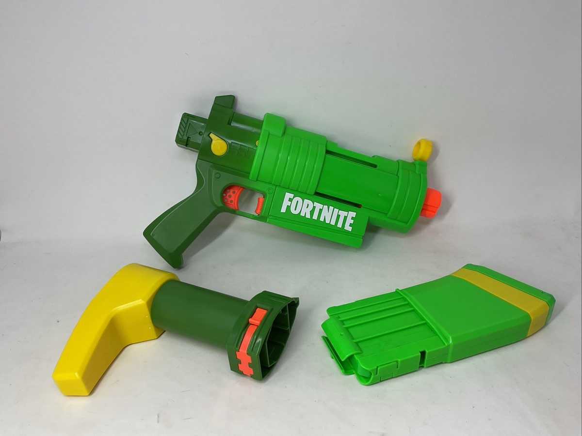 Nerf Fortnite SMG-Zesty Elite Dart Blaster 4-in-1 Removable Stock