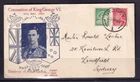 AUSTRALIA 1937 FDC CORONATION KGVI TERRITORY OF AUSTRALIA CDS SYDNEY 1 #C2102