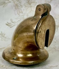 Vintage Boat Anchor Chain Pipe, Bronze, Yacht, Maritime, Nautical