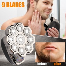Electric Shaver 5IN1 9D Beard Trimmer Bald Head Razor Wet/Dry Men Grooming Kits