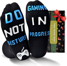 Funny Gaming Socks Christmas Stocking Stuffer Gift for Men Women Teens