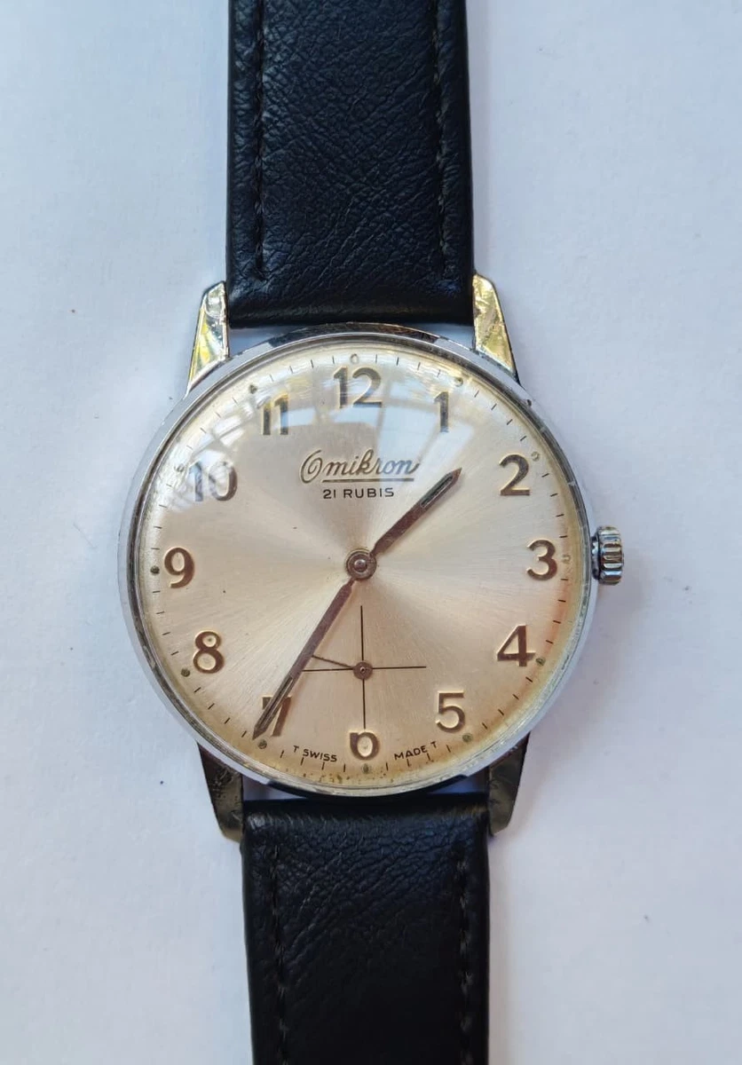 Omikron Men's Mechanical Hand-Winding Wristwatches for sale | eBay