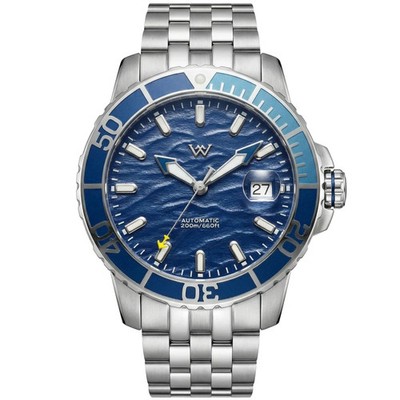 with box and papers  WM206 Welly Merck Automatic Mechanical Dive Watch M G1N