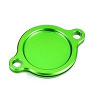 Kostenloser Versand ÖLfilterdeckel GrüN Kawasaki Suzuki V Parts FüR Motorrad