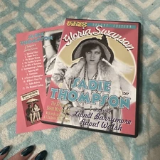 SADIE THOMPSON DVD Kino Video DELUXE EDITION Gloria Swanson Lionel Barrymore