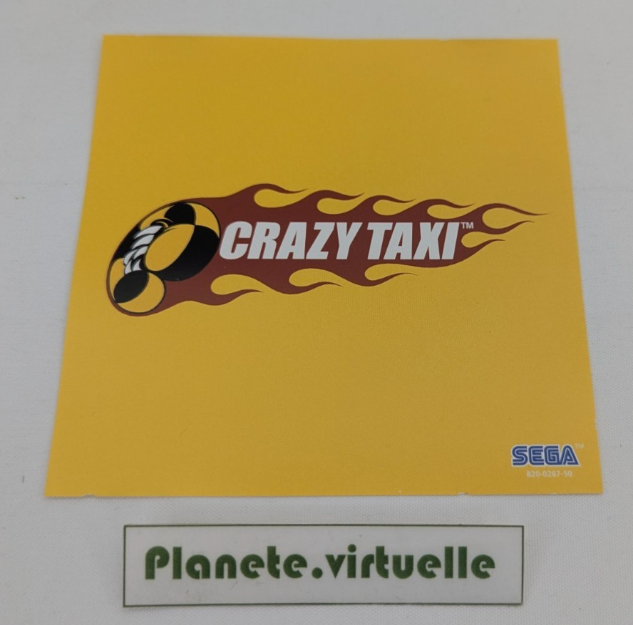 CRAZY TAXI DREAMCAST SEGA EUR 🌟 JAQUETTE