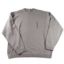 Gap Sweater Mens XXL 100 Cotton Knit Crewneck Pullover Neutral Minimalist New