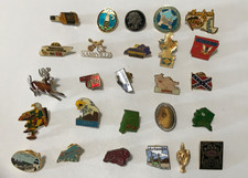 VINTAGE 26 LAPEL/HAT PIN COLLECTION WIDE VARIETY Please See All Photos