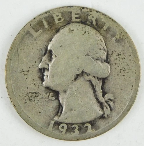 1932-D 25c Washington Silver Quarter AG About Good Circulated Coin C4180