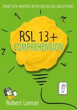 RSL 13+ Comprehension by Robert Lomax Paperback Book