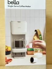 Bella-Single Serve Coffee Maker- Size Your Way Size 6oz-To 14 oz- Oatmilk Color