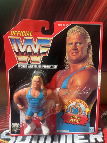 WWF Hasbro Mr Perfect Curt Hennig Red Card Wrestli...
