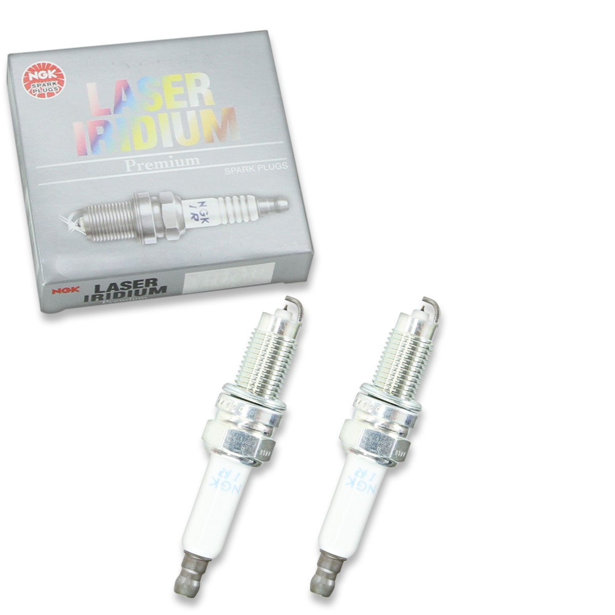 2 pc NGK 7563 IZKR7B Laser Iridium Spark Plugs for 9702 101 905 606 A ry