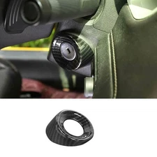 For Chevrolet Camaro 2010-2015 Carbon Fiber One-Click Start Switch Cover Trim