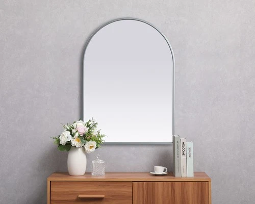 Elegant Lighting MR1A2230 Ayra 22" W x 30" H Modern Arched - Silver - Picture 7 of 12