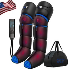 Leg Massager with Heat for Feet, Calves  Thighs, Air Compression