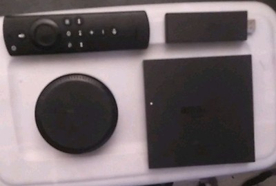 Amazon Fire TV (DV83YW) Media Player, Fire Stick (LY73PR), Echo (RS03QR), Remote
