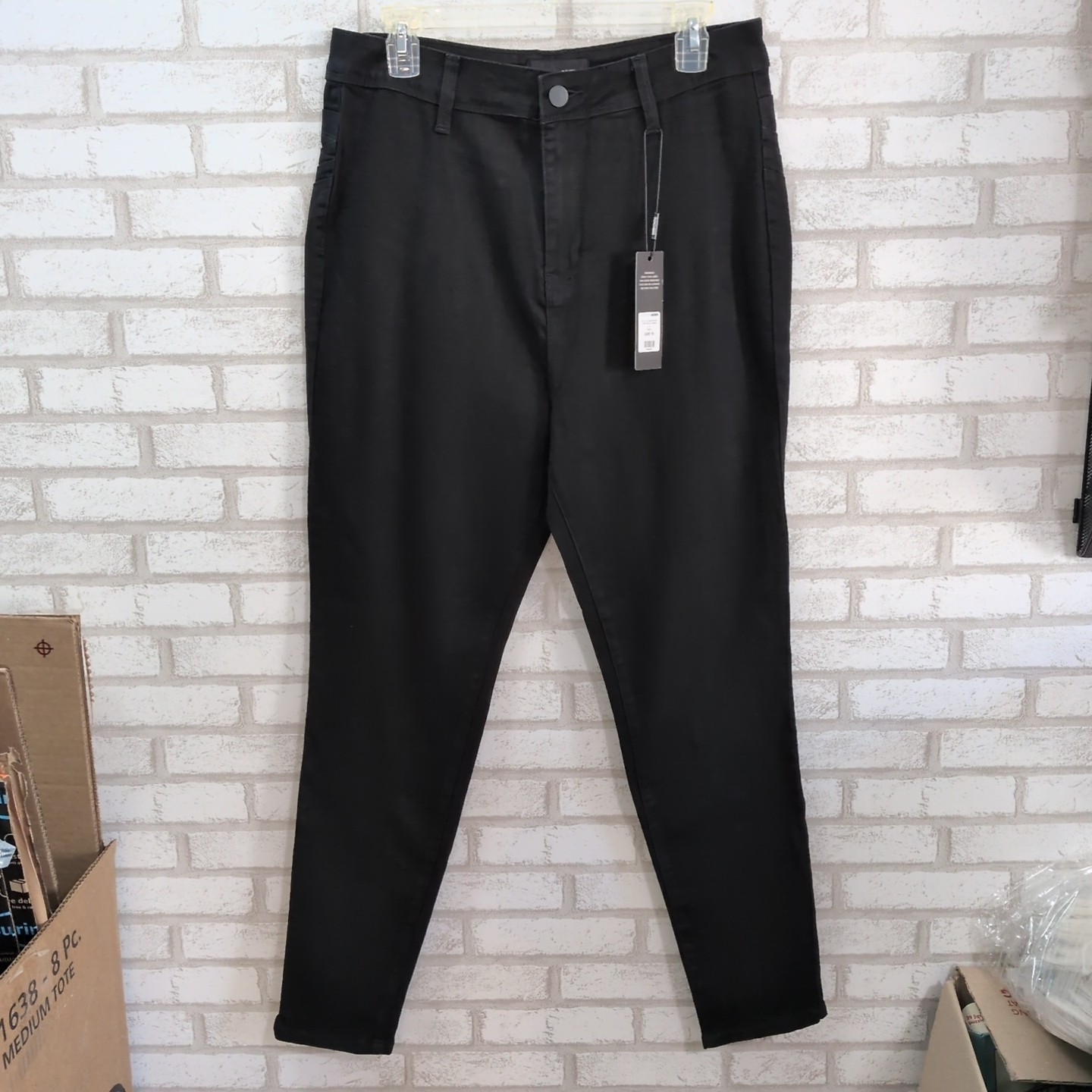 New Fashion Nova Size 15 Classic Black High Waist Skinny Jeans NWT