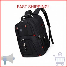 SHRRADOO Extra Large 50L Travel Laptop Backpack with combination lock, College B