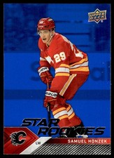 2024-25 Upper Deck NHL Star Rookies Box Set Blue Samuel Honzek Rookie Calgary