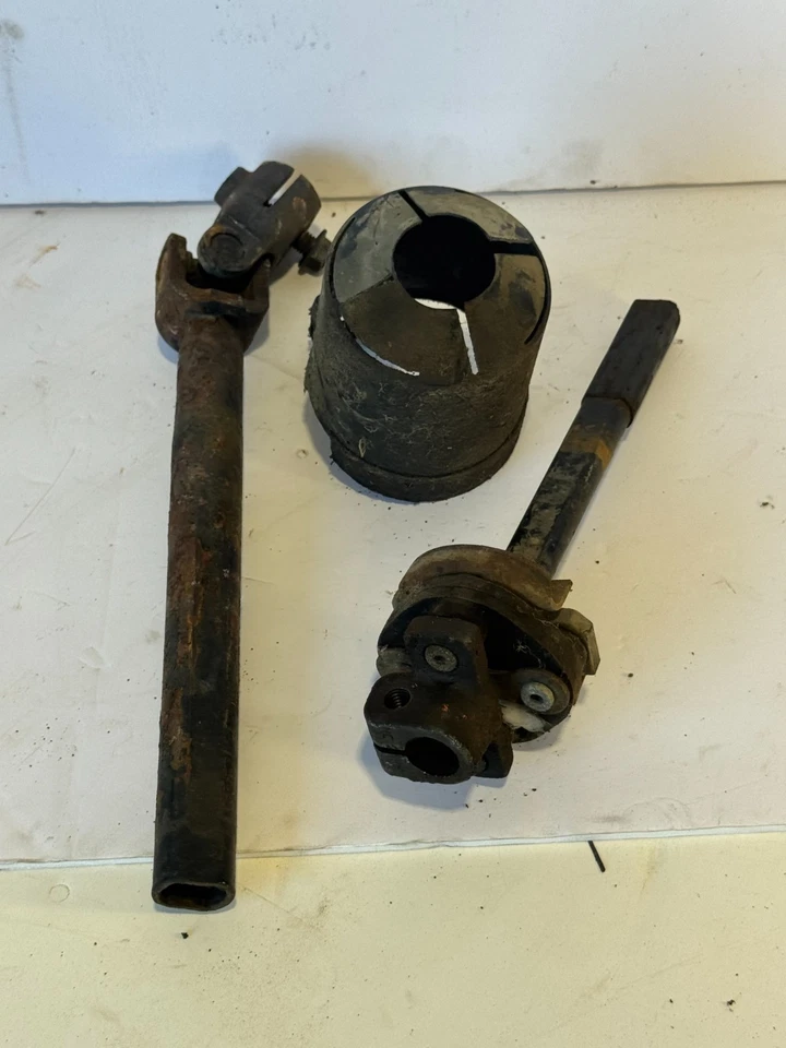 1987-1991 FORD F150 F250 F350 STEERING SHAFT PIECES ASSEMBLY KIT USED OEM - Image 2 of 4
