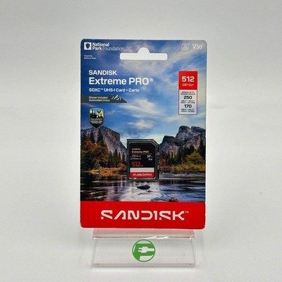 New SanDisk Extreme PRO SDXC UHS-I Card SDSDXXJ-512G-GN6SN