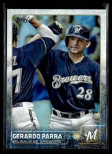 2015 Topps Rainbow Foil Gerardo Parra Milwaukee Brewers #334
