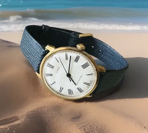 Vintage Timex 26160 Mechanical 35mm VGC GWO Men's Watch-Box & Original Cert.