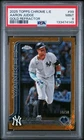 2025 Topps Chrome Logofractor Edition #99 Aaron Judge Gold Refractor PSA 9