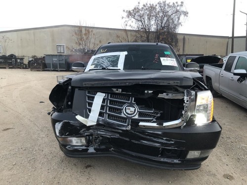 2011 CADILLAC ESCALADE ESV Steering Wheel Brown Leather Woodgrain 4 Spoke 927978 - Picture 9 of 12