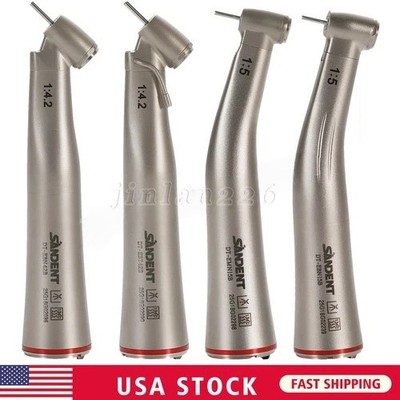SANDENT Dental 1:5 1:4.2 Contra Angle Surgical Electric Handpiece 45 Degree LED