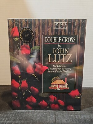 1000 Pcs Double Cross Mystery Jigsaw Puzzle By John Lutz Thriller BePuzzled NIB