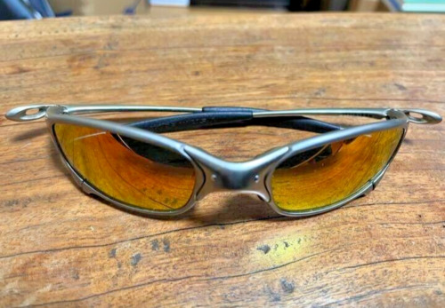 Vintage Oakley X-Metal Juliet Plasma Sunglasses - Ice Iridium Polarized  J1033618