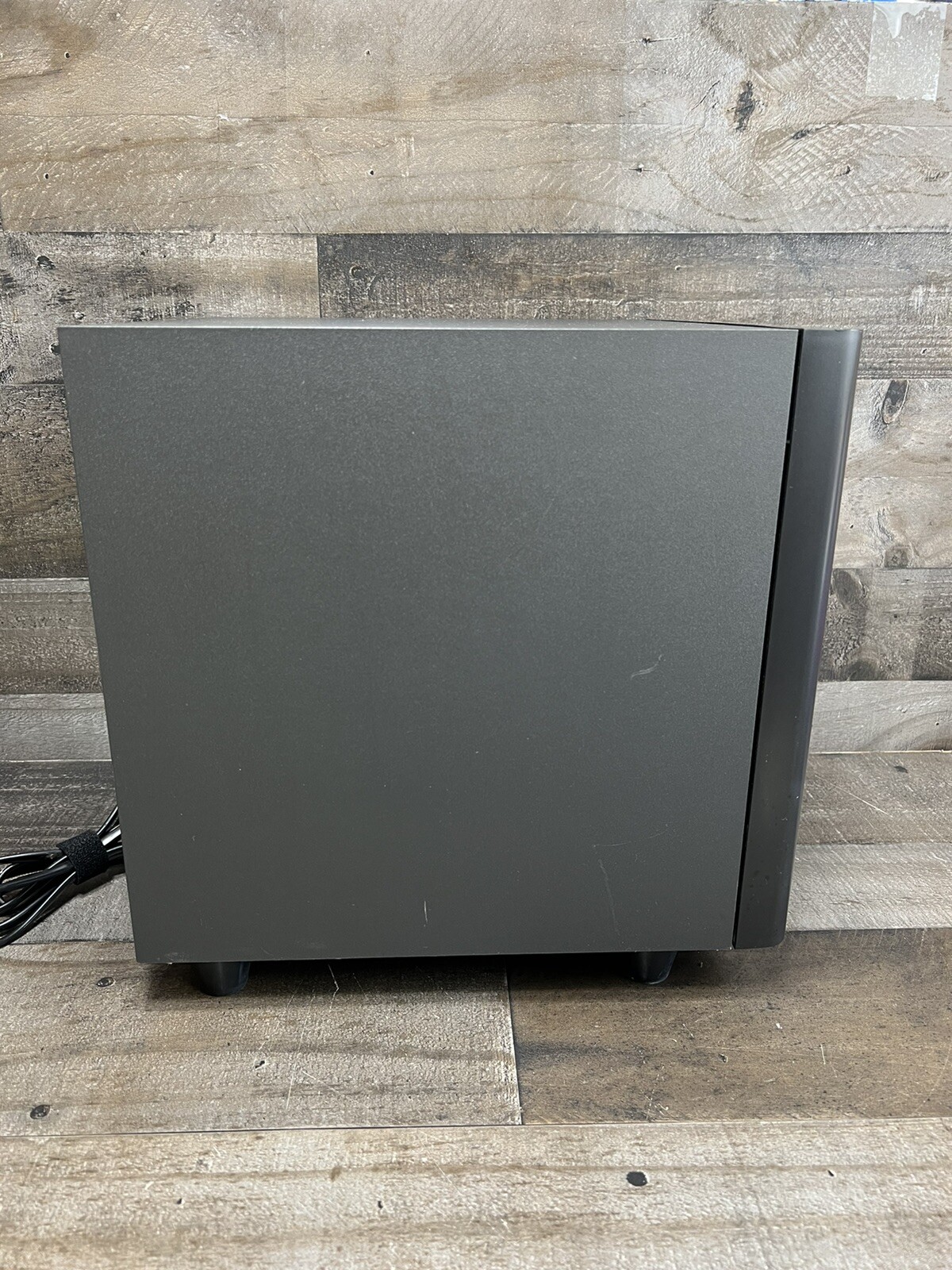 Accurian ASW5060 125Watt Powered 8" Front Firing Powered Subwoofer eBay