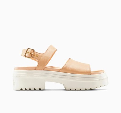 Converse Damen Chuck Taylor All Star Lugged Heel Sandale Low-Top Schuhe Dune