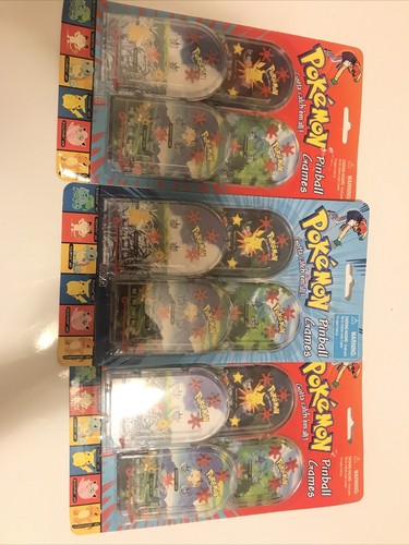 Lot Of 3- Vintage Pokémon Pinball Game - Picture 1 of 7