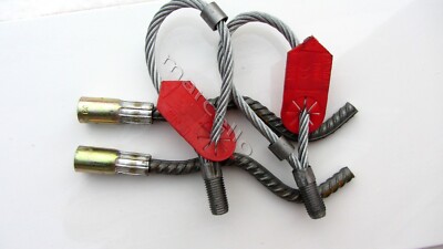 60x Wellen Transportanker metrisches Gewinde M16/230  plus 2x Seilschlaufe M16