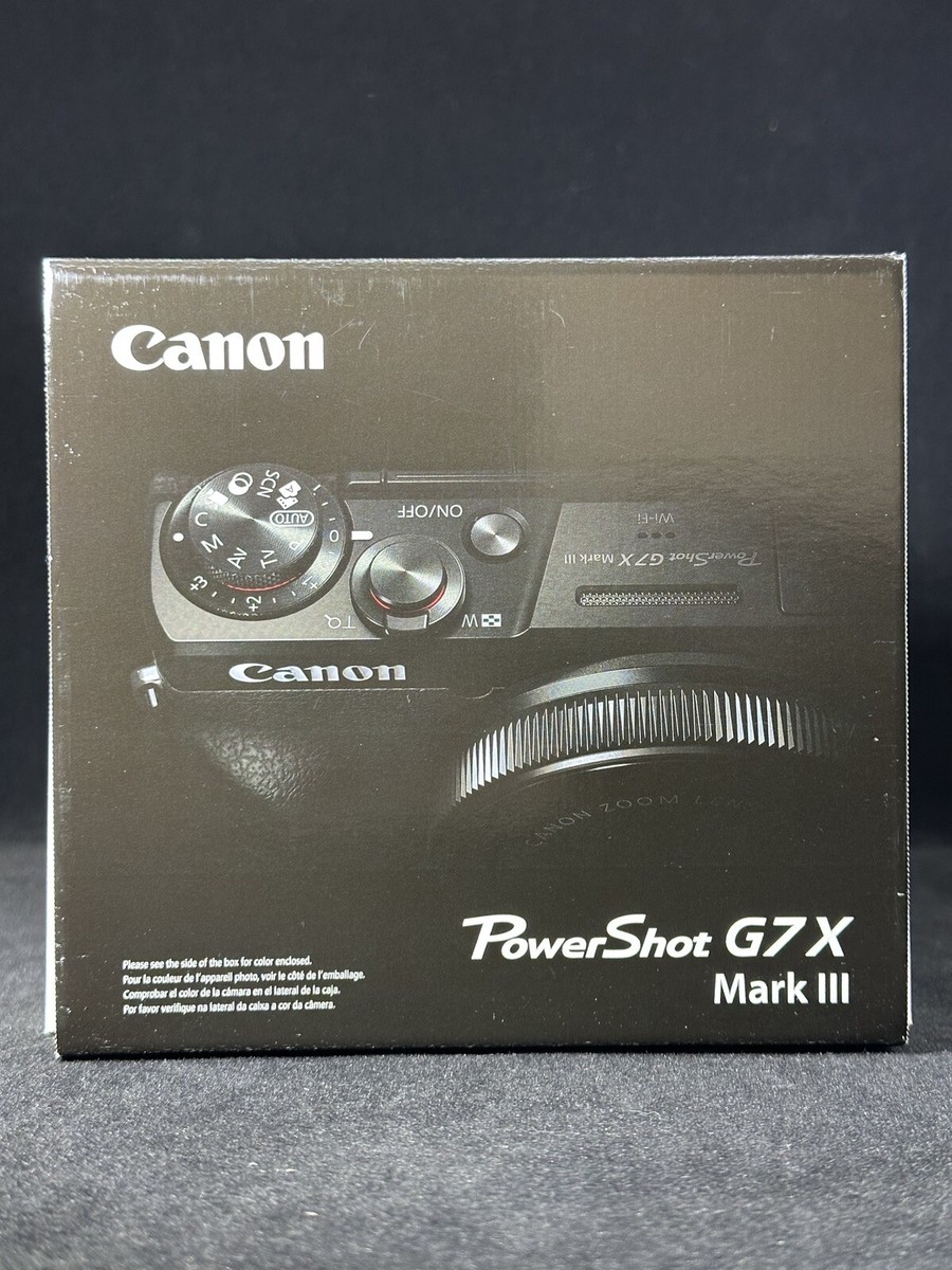 Canon PowerShot G7 X Mark III Digital Camera - Black, IN