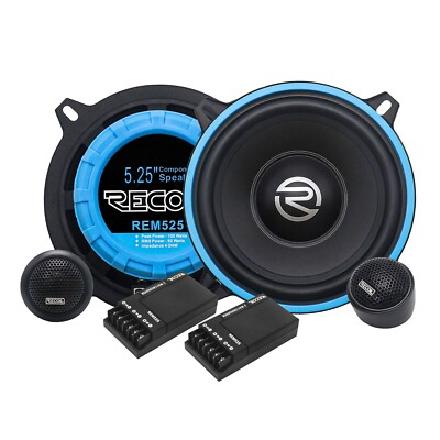 #ad Recoil A REM525 Echo Series 5.25 Inch Car Audio Component Speaker System Pair $35.99