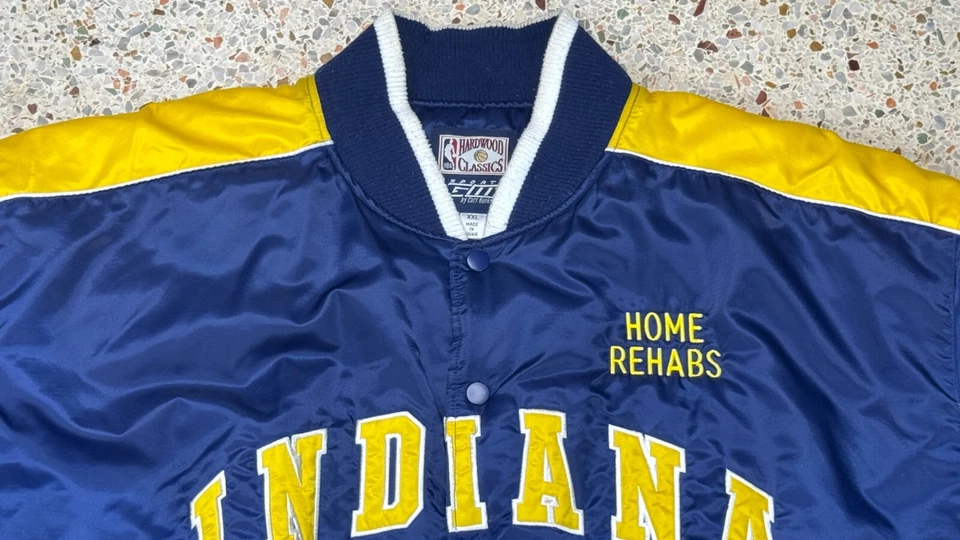 Chaqueta G-III de Carl Banks De Colección NBA Indiana Pacers Bordada Satén Talla XXL Foto 3 de 4