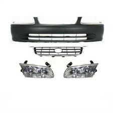 Set Of 4 Front Bumper Cover Kit Fits 2000-2001 Toyota Camry