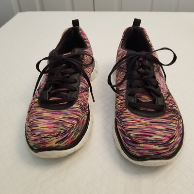 Skechers Women s Sneakers Size 8  Lite-Weight Flex Sole Shoes 12453