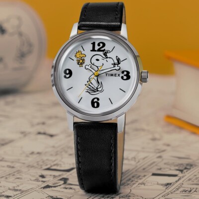 Timex Marlin Peanuts Snoopy Woodstock 75th Anniv Limited Edition