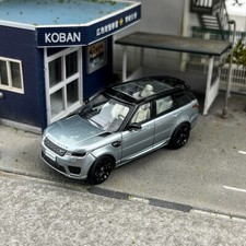 WHELART 1/64 Scale Land Rover Range Rover Sport 2018 Silver Diecast Car Model