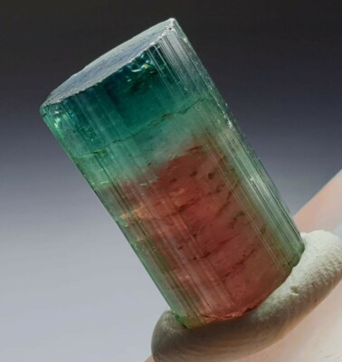 Magnifique Tranche Polie De Tourmaline Melon D'Eau - 9.95 Carats - Afghanistan - Pièce Naturelle